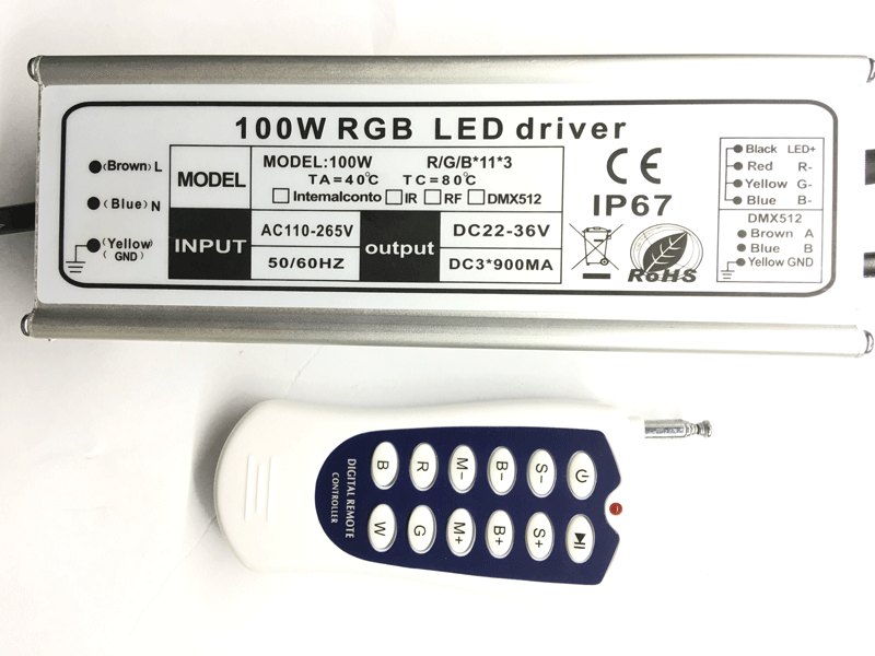 11串9并 100W DMX512電源植物燈電源