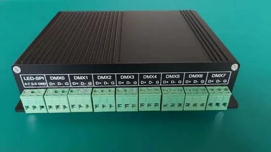 8口DMX512和LED輸出,支持20多套軟件MA2,Madrix破解,帶Wifi,2網(wǎng)口