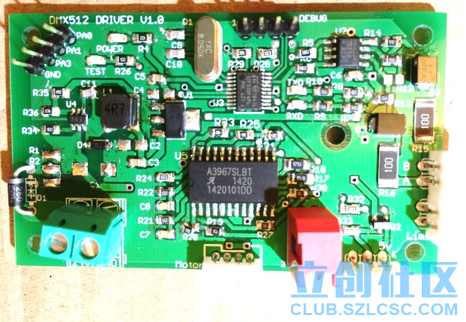 電子制作：基于DMX512的步進(jìn)電機(jī)及LED控制器
