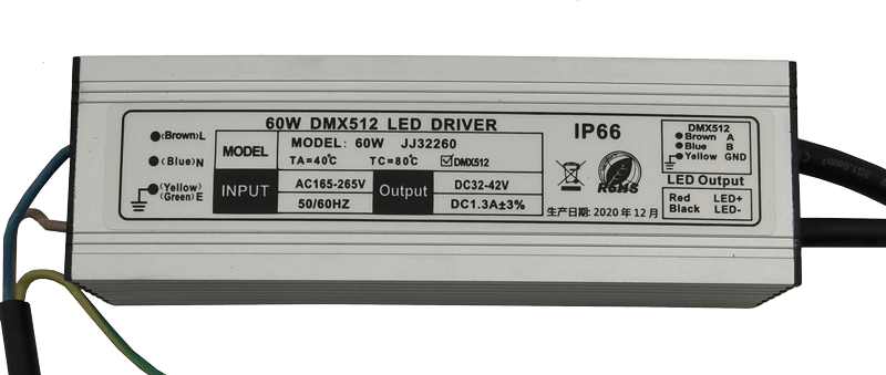 60W 單通道DMX512電源