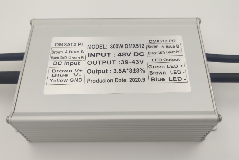 (14串3.5A) 300W雙路DMX512解碼驅(qū)動電源 dmx512電源
