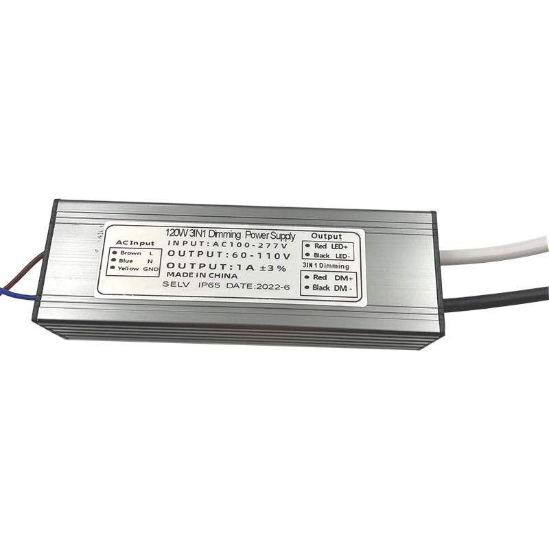 120W全電壓輸入高P無(wú)屏閃三合一調(diào)光電源